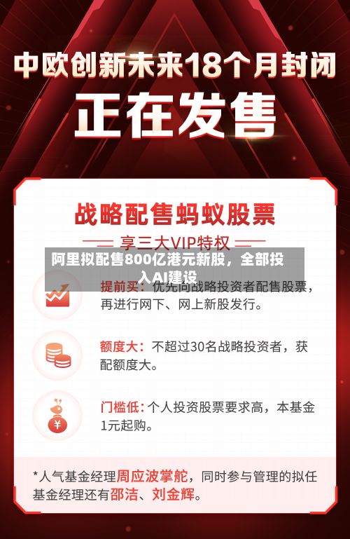 阿里拟配售800亿港元新股，全部投入AI建设-第2张图片