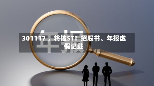 301117 	，将被ST！招股书	、年报虚假记载-第2张图片
