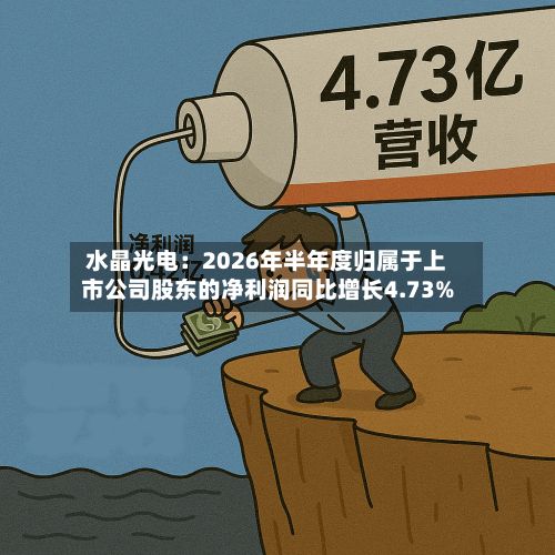 水晶光电：2026年半年度归属于上市公司股东的净利润同比增长4.73%-第3张图片