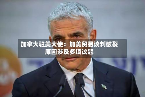 加拿大驻美大使:加美贸易谈判破裂原因涉及多项议题