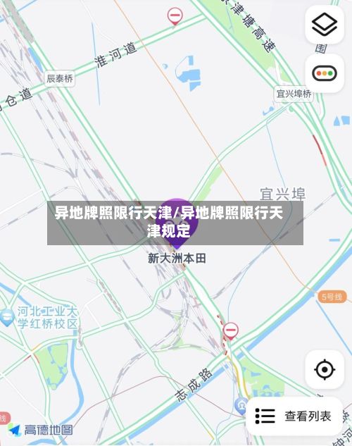 异地牌照限行天津/异地牌照限行天津规定-第3张图片