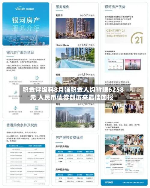 积金评级料8月强积金人均暂赚6258元 人民币债券创历来最佳回报-第2张图片
