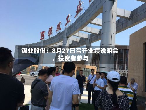 锡业股份：8月27日召开业绩说明会，投资者参与-第3张图片