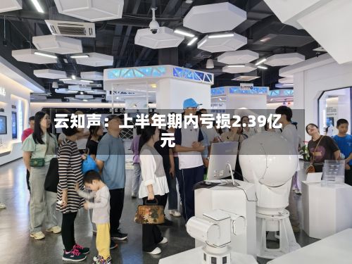 云知声：上半年期内亏损2.39亿元