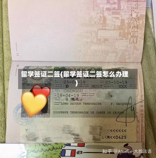留学签证二签(留学签证二签怎么办理)