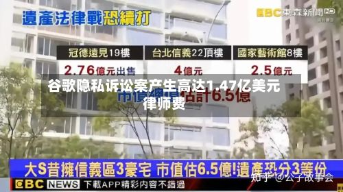 谷歌隐私诉讼案产生高达1.47亿美元律师费-第2张图片