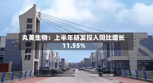 丸美生物：上半年研发投入同比增长11.55%-第2张图片
