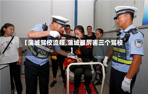 【蒲城驾校流程,蒲城最厉害三个驾校】-第3张图片