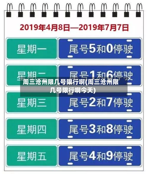 周三沧州限几号限行啊(周三沧州限几号限行啊今天)-第3张图片