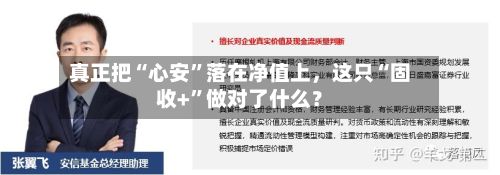真正把“心安”落在净值上	，这只“固收+”做对了什么？-第3张图片