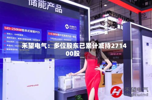 禾望电气:多位股东已累计减持271400股-第3张图片