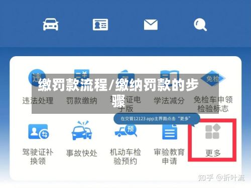 缴罚款流程/缴纳罚款的步骤