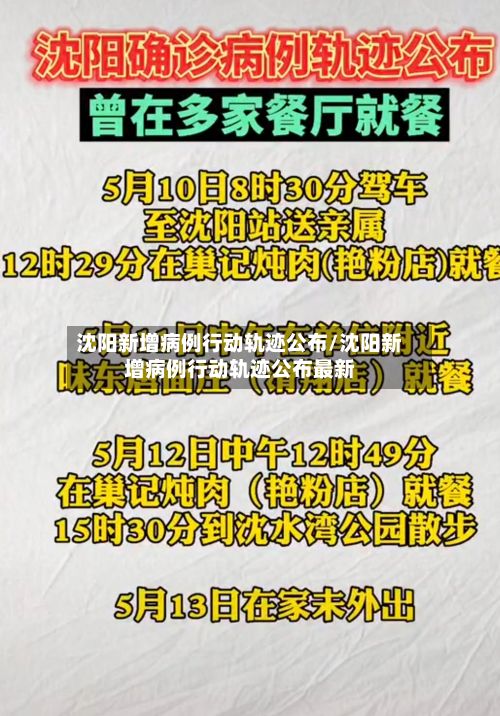 沈阳新增病例行动轨迹公布/沈阳新增病例行动轨迹公布最新-第2张图片