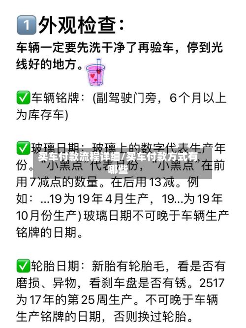 买车付款流程详细/买车付款方式有哪些