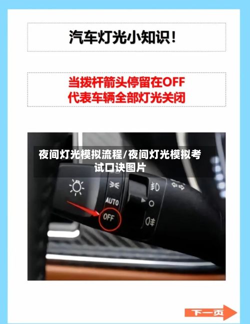 夜间灯光模拟流程/夜间灯光模拟考试口诀图片-第3张图片