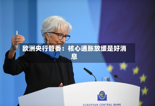 欧洲央行管委：核心通胀放缓是好消息-第3张图片