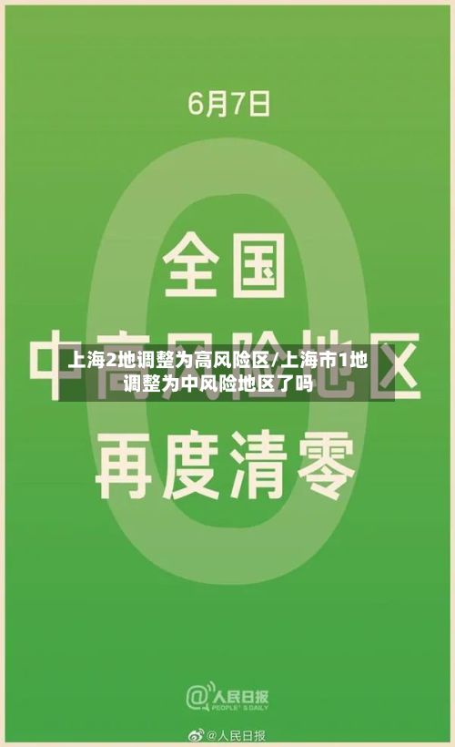 上海2地调整为高风险区/上海市1地调整为中风险地区了吗-第2张图片