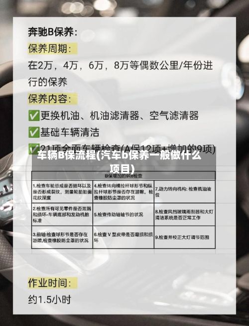 车辆B保流程(汽车b保养一般做什么项目)
